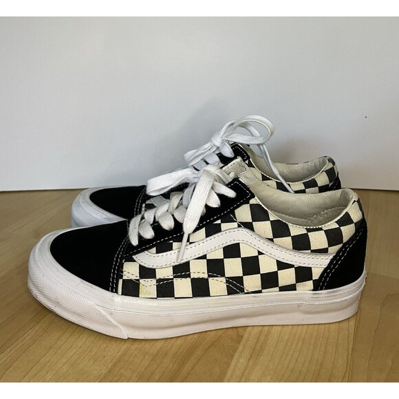 Vans Vault Old Skool LX Checkerboard Unisex Shoes W7  M5.5 - Picture 3 of 12